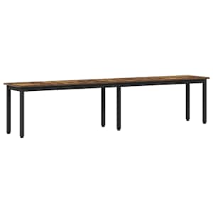 lavice Kouřový dub 200 x 35 x 45 cm kompozitní dřevo - obrázek 2