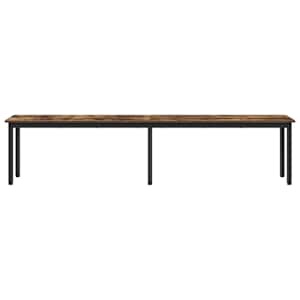 lavice Kouřový dub 200 x 35 x 45 cm kompozitní dřevo - obrázek 5