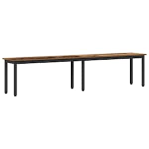 lavice Staré dřevo 200 x 35 x 45 cm kompozitní dřevo - obrázek 2