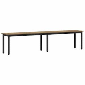 lavice Umělecký dub 200 x 35 x 45 cm kompozitní dřevo - obrázek 2