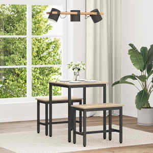 Jedilne mize 60 x 60 x 75 cm KOVINA