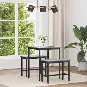 Jedilne mize 60 x 60 x 75 cm KOVINA