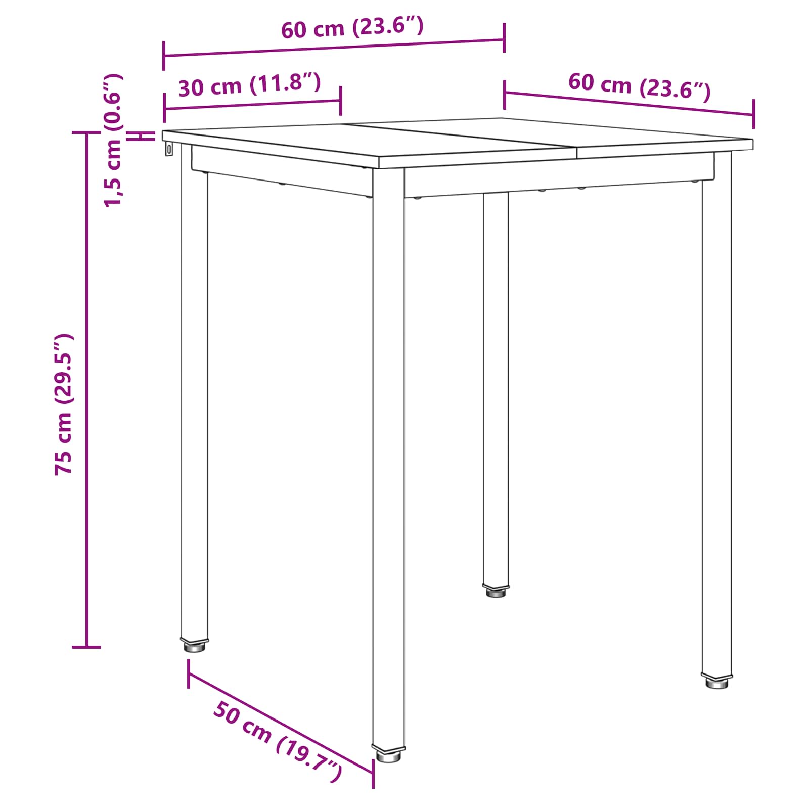 Трапезни маси МЕТАЛ - Image 10
