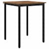 vidaXL S&ouml;&ouml;gilauad 60 x 60 x 75 cm Tehispuit Vana puit Kandiline
