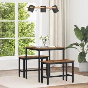 Jedilne mize 70 x 70 x 75 cm KOVINA