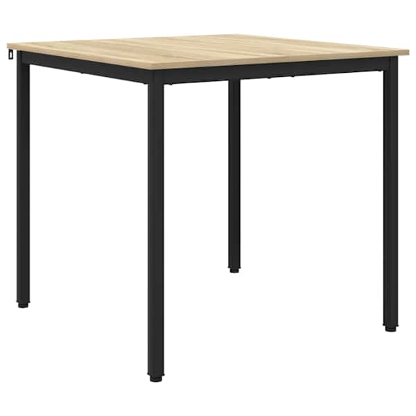 vidaXL S&ouml;&ouml;gilauad 80 x 80 x 75 cm Tehispuit Sonoma tamm Kandiline