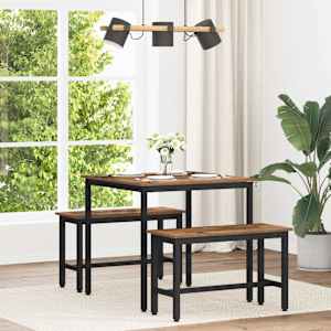 Jedilne mize 80 x 80 x 75 cm KOVINA