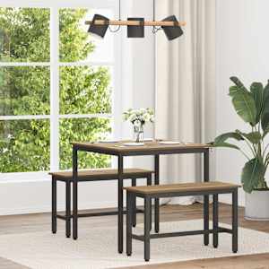 Jedilne mize 80 x 80 x 75 cm KOVINA