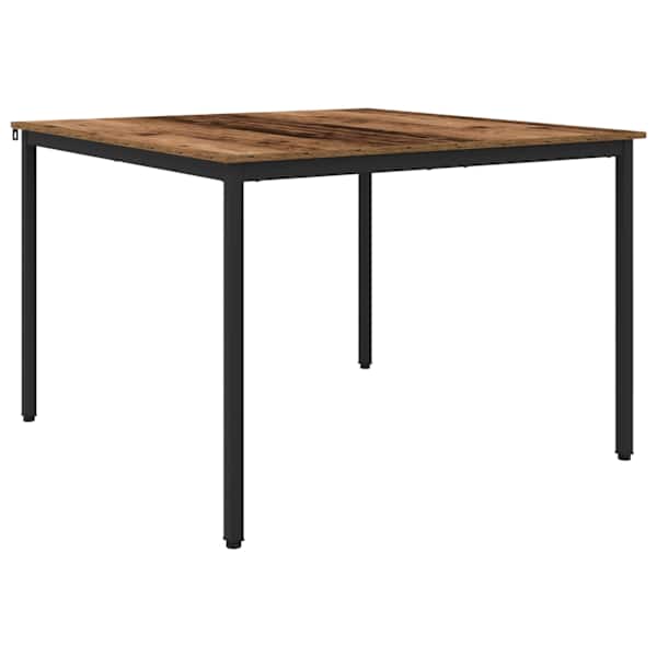 vidaXL S&ouml;&ouml;gilauad 110 x 110 x 75 cm Tehispuit Tammepuit Ristk&uuml;lik