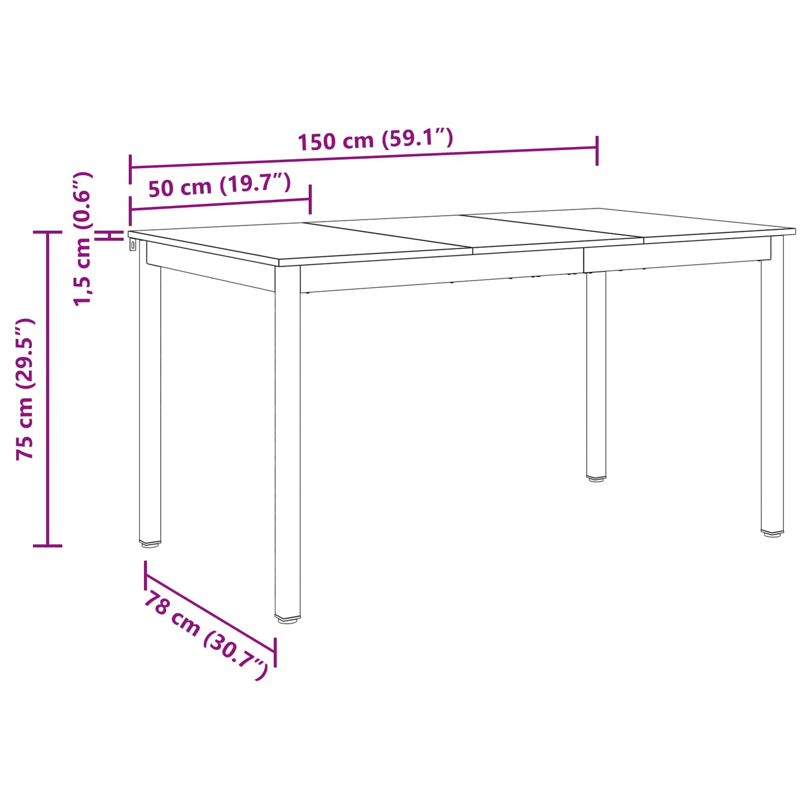 Трапезни маси МЕТАЛ - Image 11