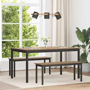 Jedilne mize 150 x 78 x 75 cm KOVINA