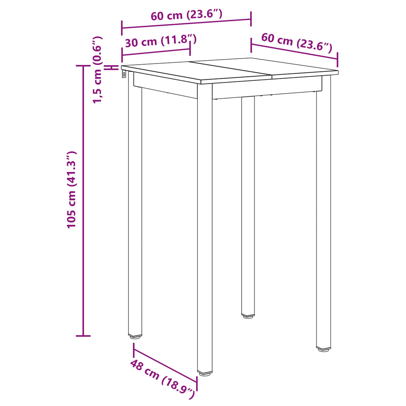 Söögilauad Tehispuit 10 Kõik vajalik sinu aeda ja koju! Söögilauad Tehispuit - Image 10