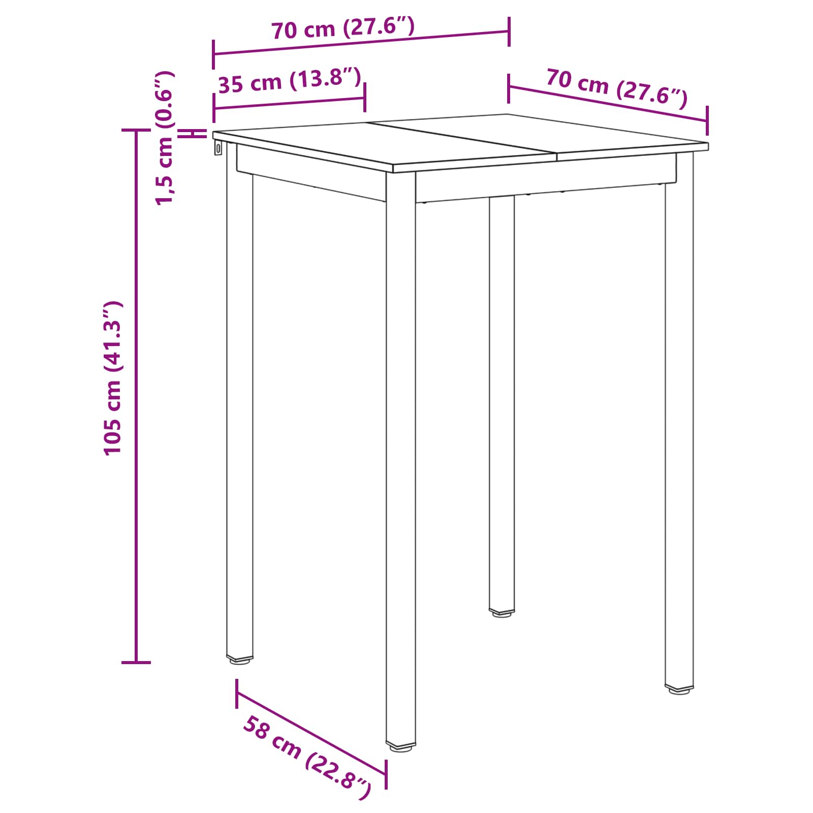 Трапезни маси Инженерно дърво - Image 10