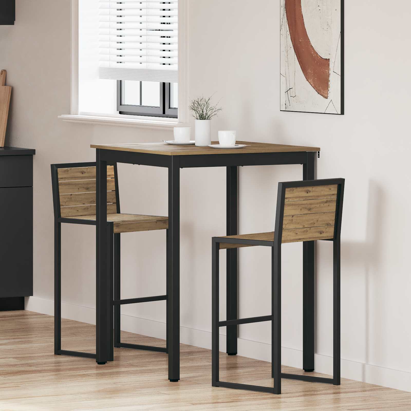 Thumbnail - vidaXL Stehtisch Holzwerkstoff