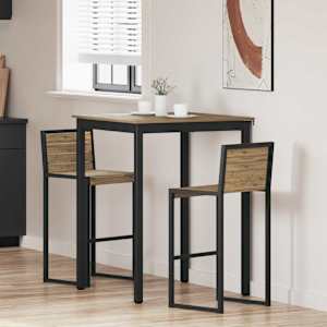 Stoječ miza za bar Konstruiran les