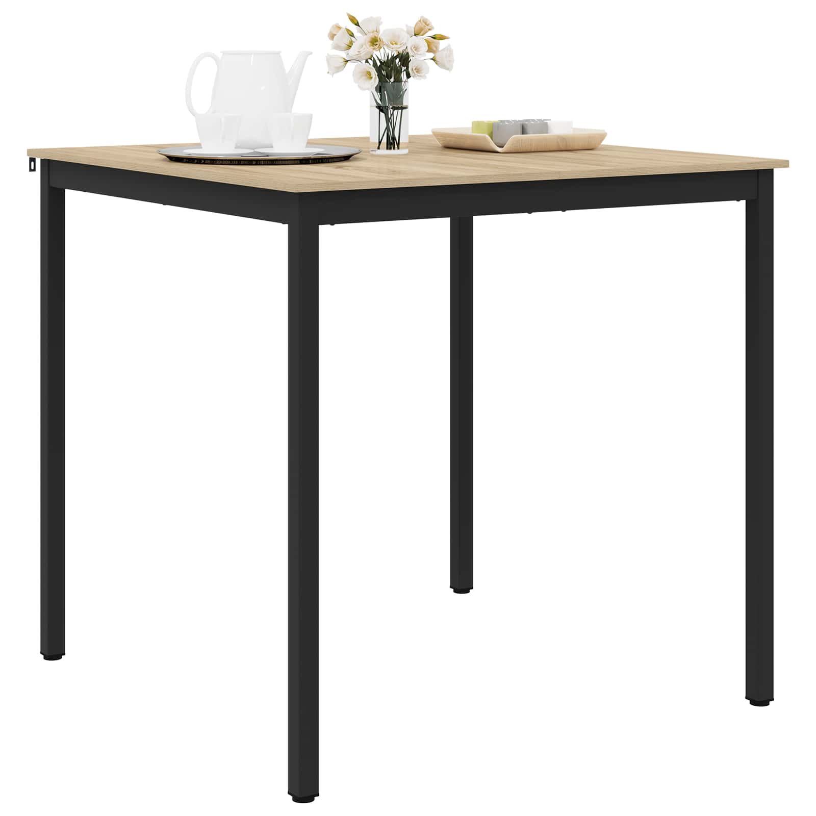 vidaXL Eettafels Bewerkt hout