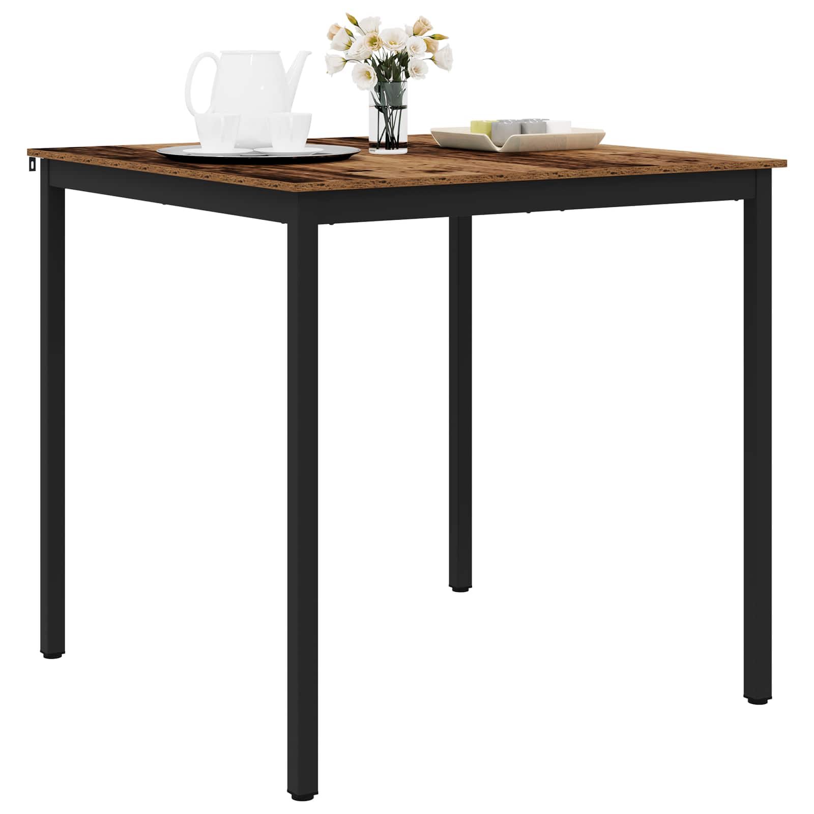 vidaXL Eettafels Bewerkt hout