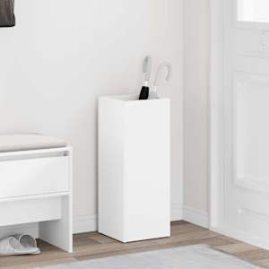 Stojalo za dežnik Bela 25 x 24,5 x 64 cm Konstruiran les