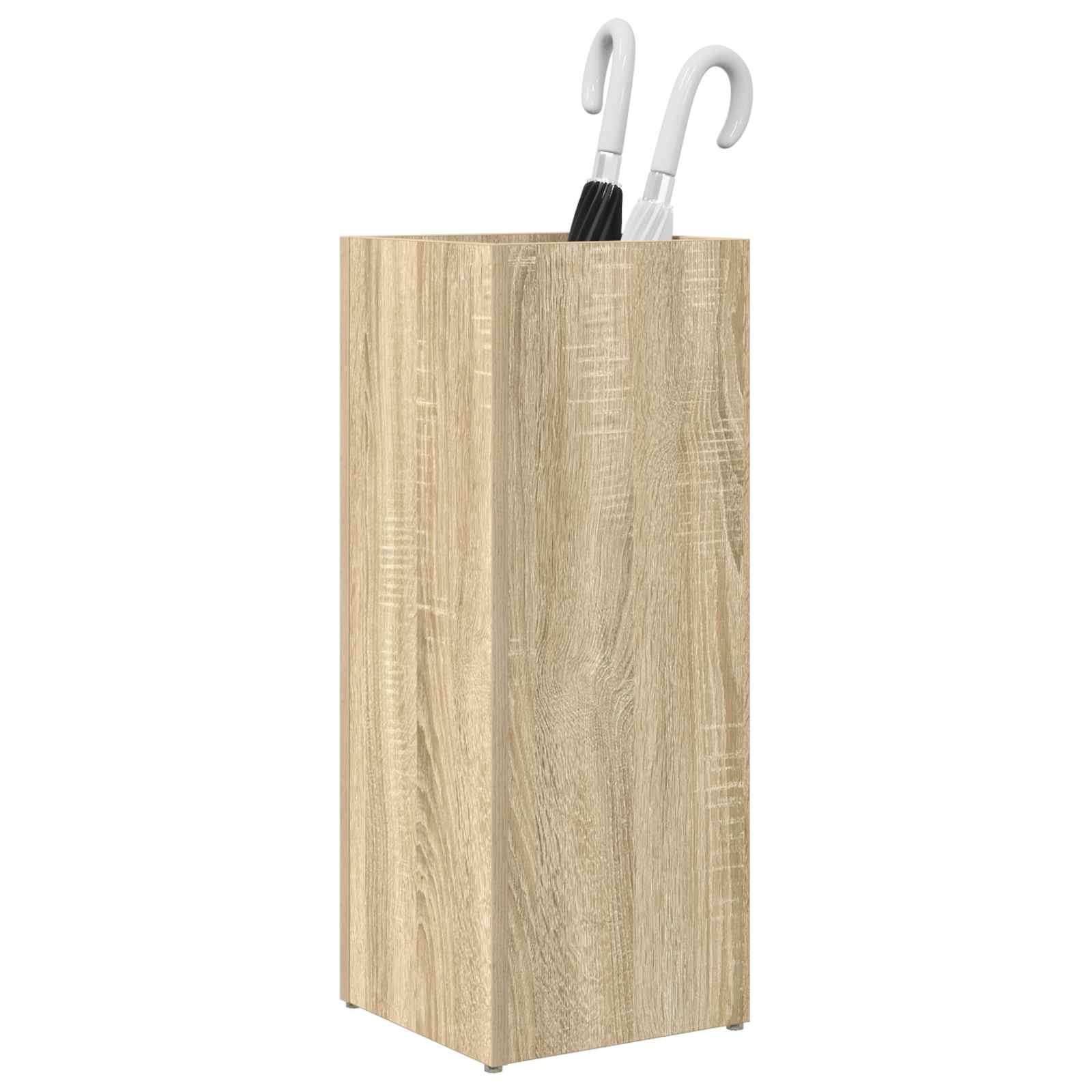 vidaXL Paraplu Standaard Sonoma Eiken 25 x 24,5 x 64 cm Bewerkt hout