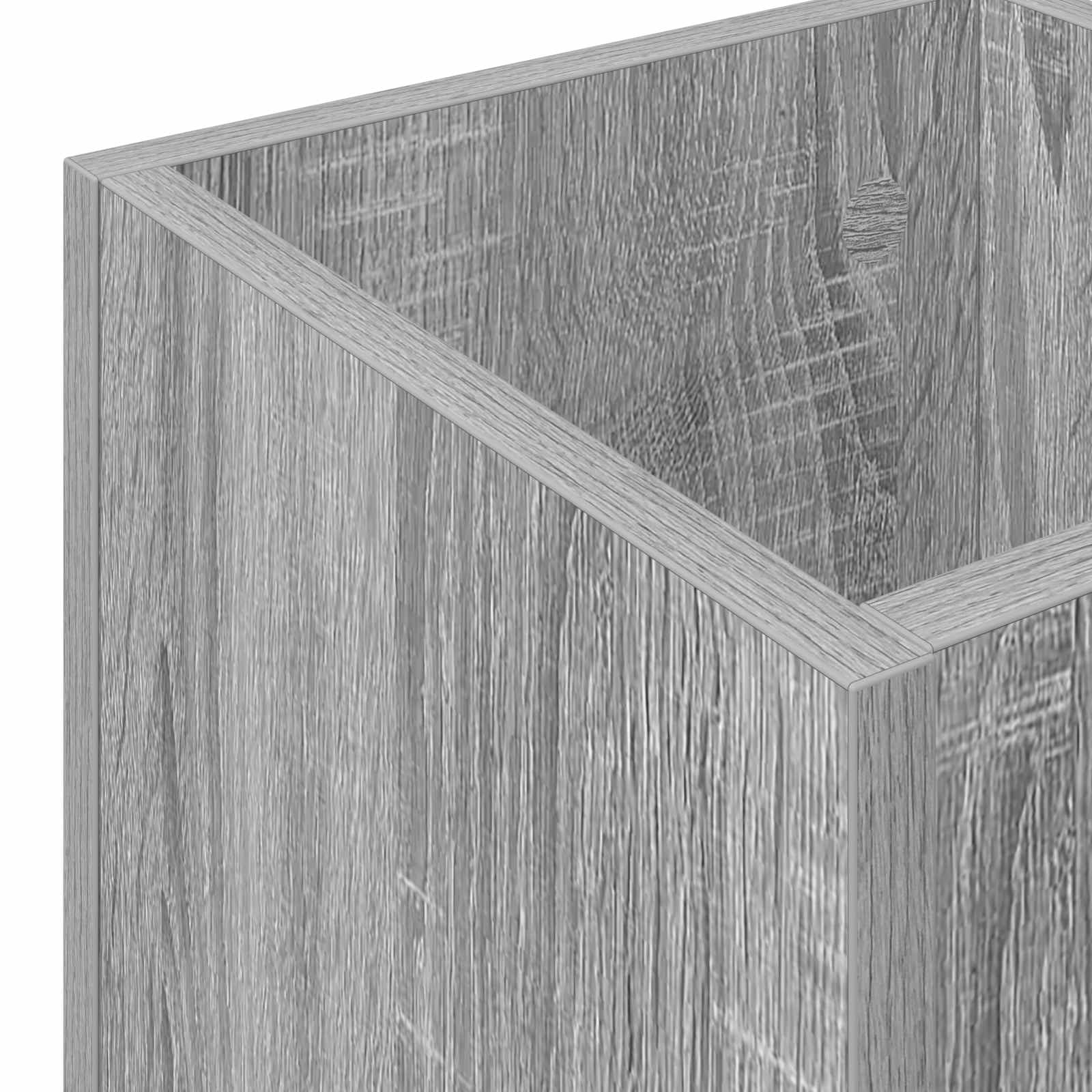 Paraplu Standaard Grijs Sonoma 25 x 24,5 x 64 cm Bewerkt hout image 8