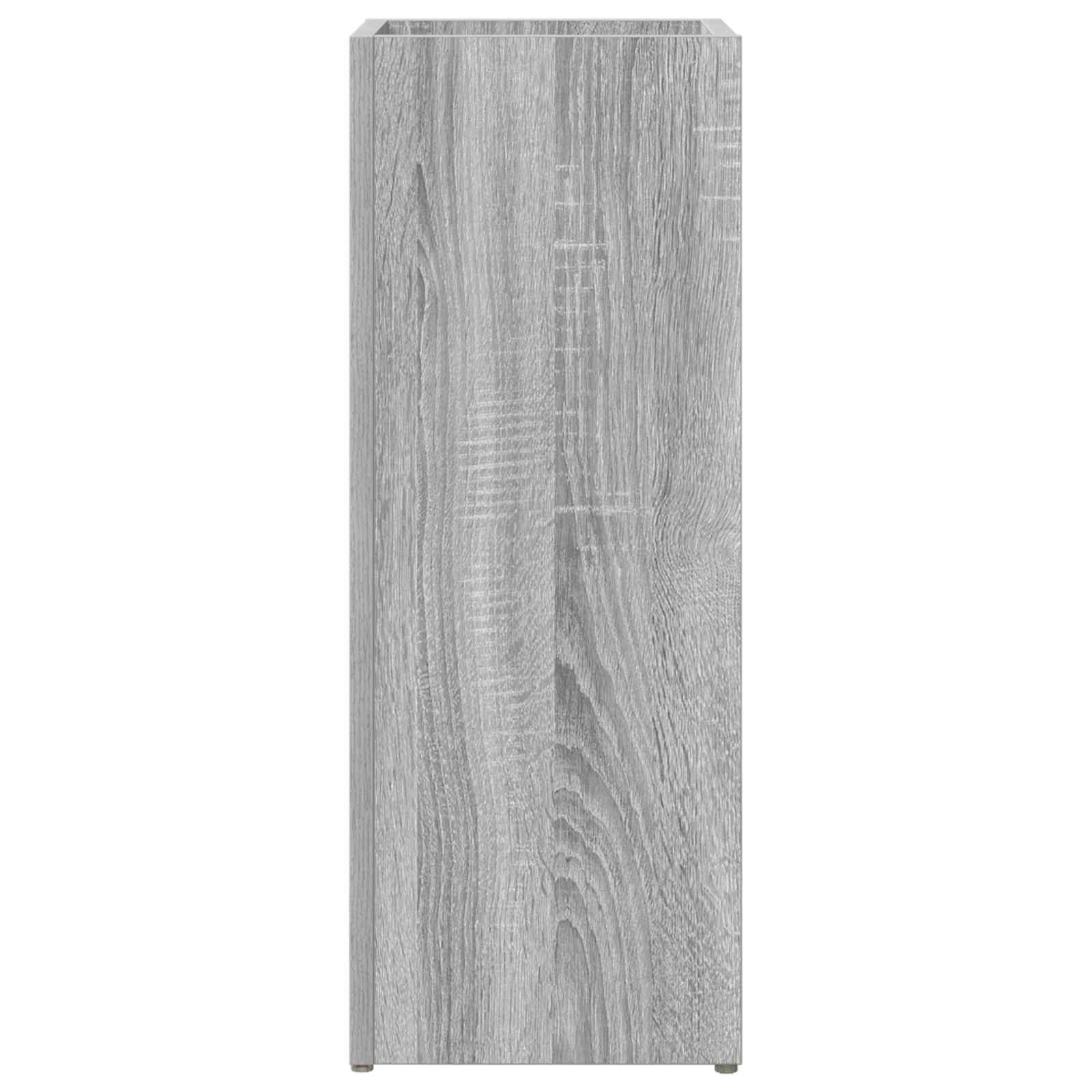 Paraplu Standaard Grijs Sonoma 25 x 24,5 x 64 cm Bewerkt hout image 6