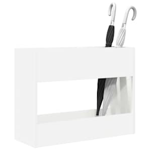 Stojan na slunečníky Bílá 65 x 24 x 50 cm kompozitní dřevo - obrázek 3