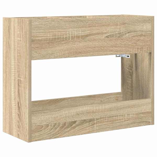 vidaXL Hoidik ja riputustugi Sonoma tamm 65 x 24 x 50 cm Tehispuit