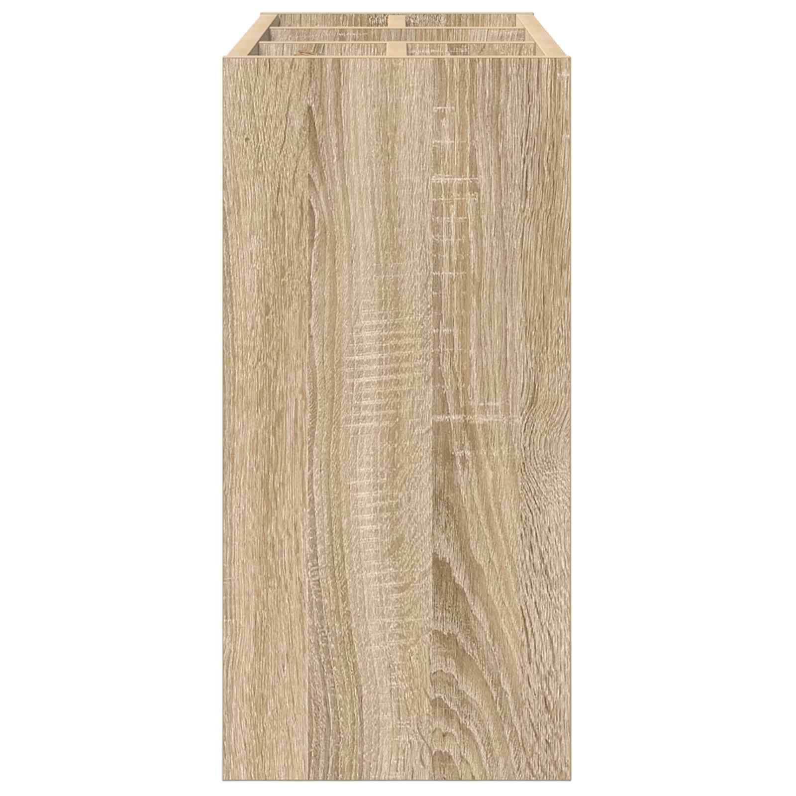 Paraplu Standaard Sonoma Eiken 65 x 24 x 50 cm Bewerkt hout image 6