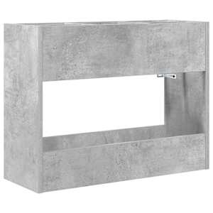 Stojan na slunečníky s úložištěm Betonově šedá 65 x 24 x 50 cm - obrázek 2