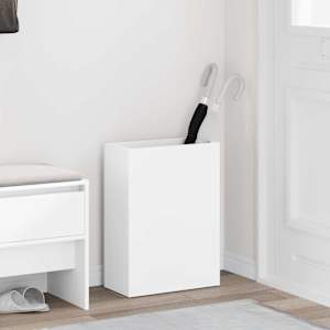 Stojalo za dežnik Bela 40 x 20 x 55,5 cm Konstruiran les