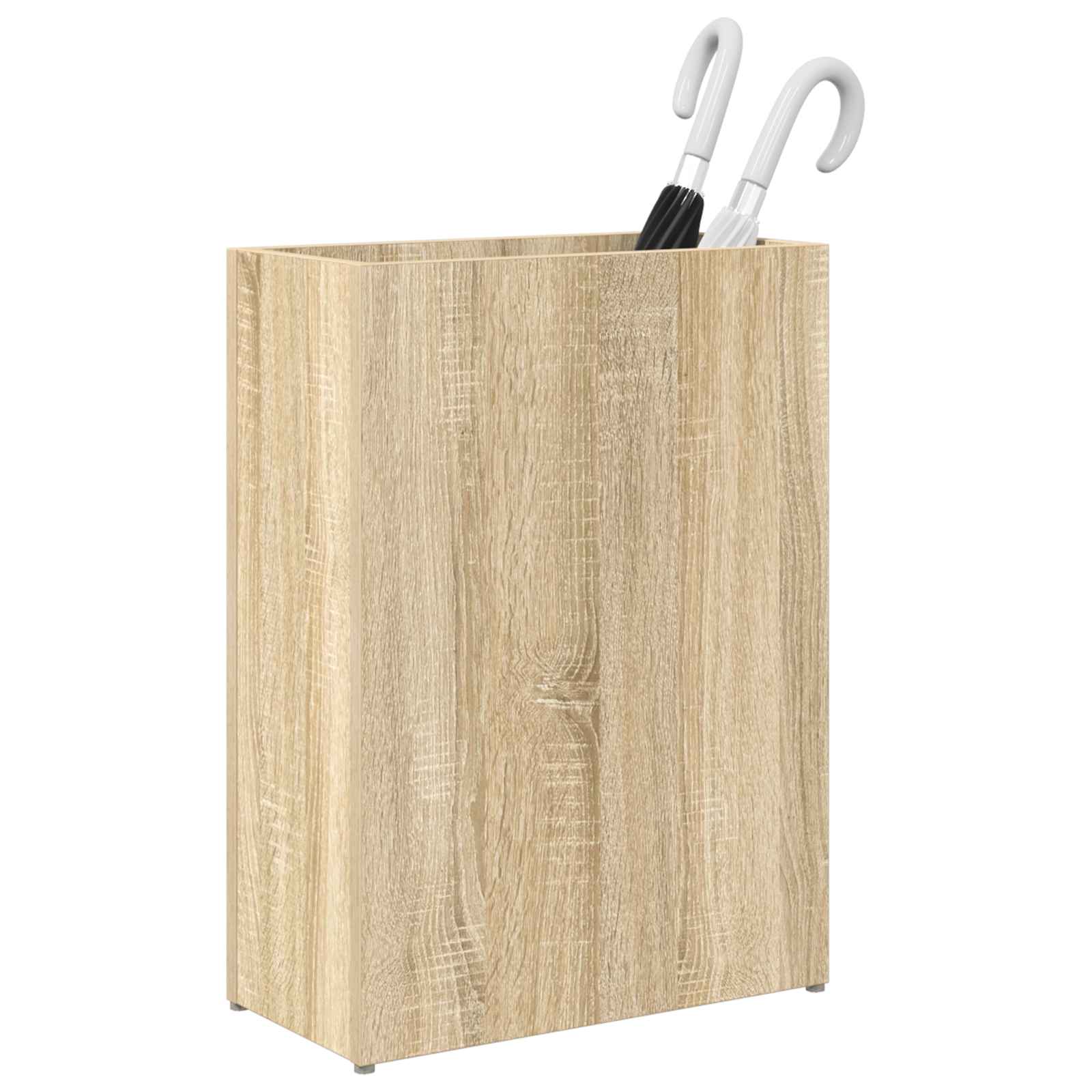 vidaXL Paraplu Standaard Sonoma Eiken 40 x 20 x 55,5 cm Bewerkt hout
