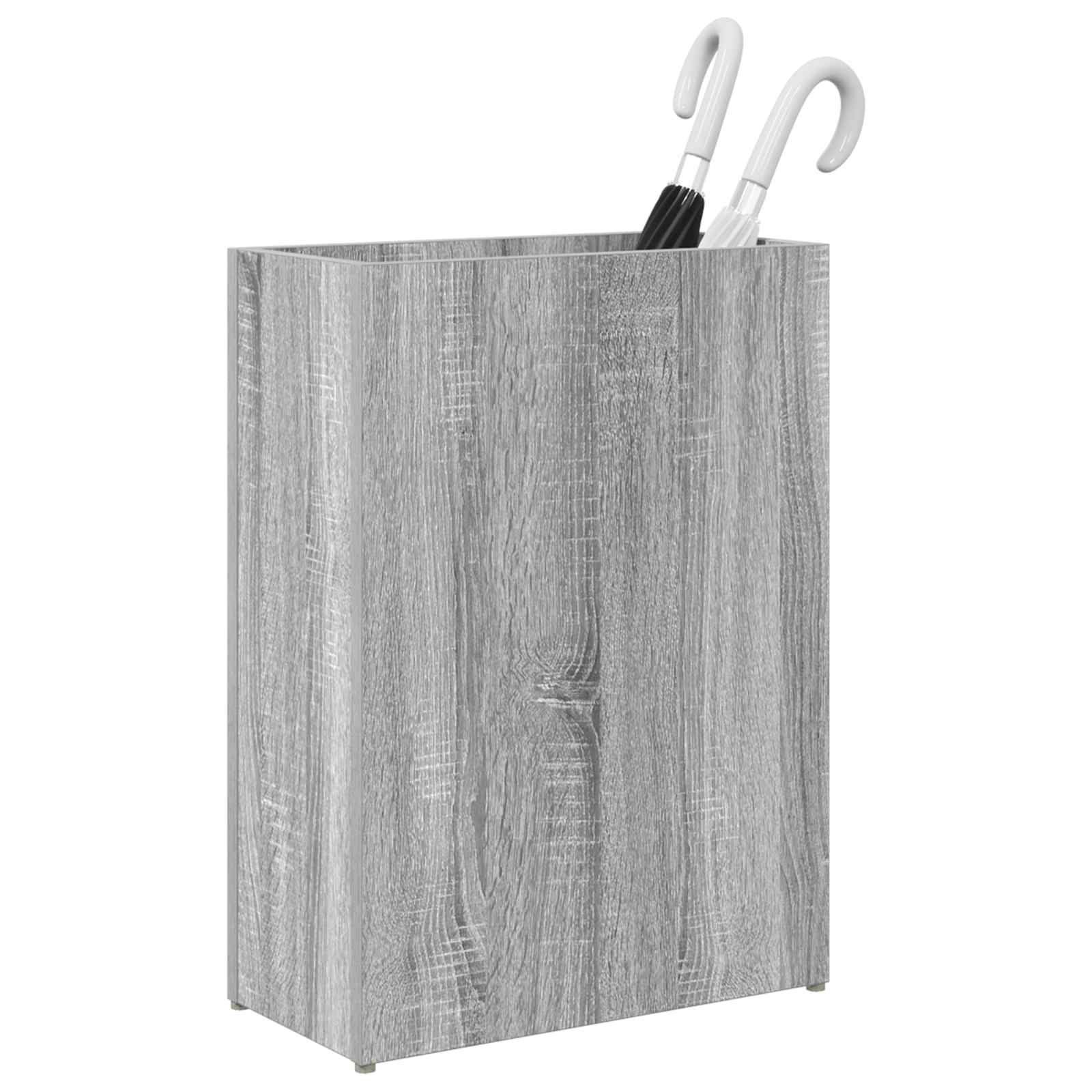 Paraplu Standaard Grijs Sonoma 40 x 20 x 55,5 cm Bewerkt hout image 3