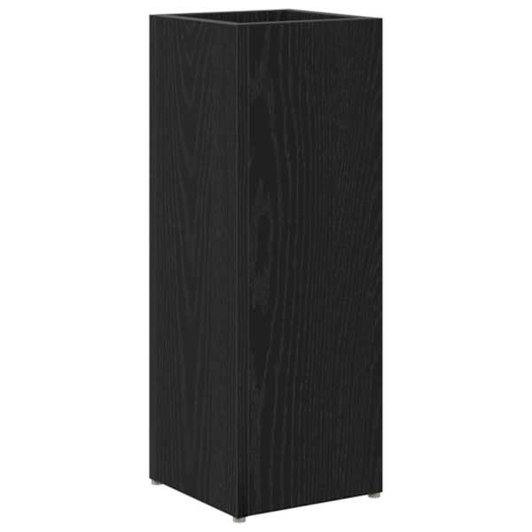 vidaXL Hoidik ja riputustugi Must tamm 20 x 20 x 55,5 cm Tehispuit