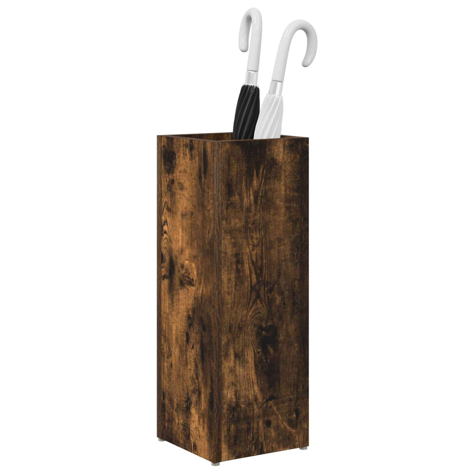 Paraplu Standaard Gerookt eiken 20 x 20 x 55,5 cm Bewerkt hout image 3