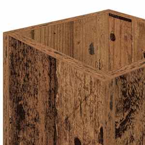 Stojan na slunečníky s úložištěm Staré dřevo 20 x 20 x 55,5 cm - obrázek 8