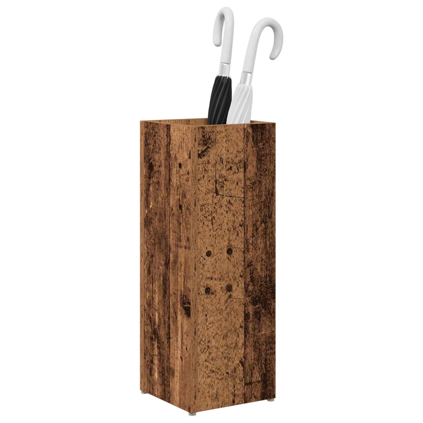 Paraplu Standaard Oudhout 20 x 20 x 55,5 cm Bewerkt hout image 3