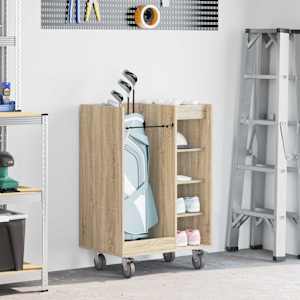 Golf omara s kolesom Enobarvno Sonoma hrast 65 x 45 x 98 cm