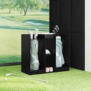 Golfová skříň Jednobarevný Černý dub 102 x 45 x 85,5 cm - obrázek 4
