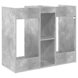 Golfová skříň Jednobarevný Betonově šedá 102 x 45 x 85,5 cm - obrázek 8