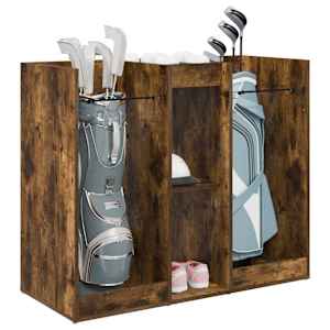 Golfová skříň Jednobarevný Kouřový dub 102 x 45 x 85,5 cm - obrázek 3
