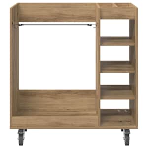 Golfová skříň s kolem Artisanový dub 90 x 45 x 98 cm - obrázek 6