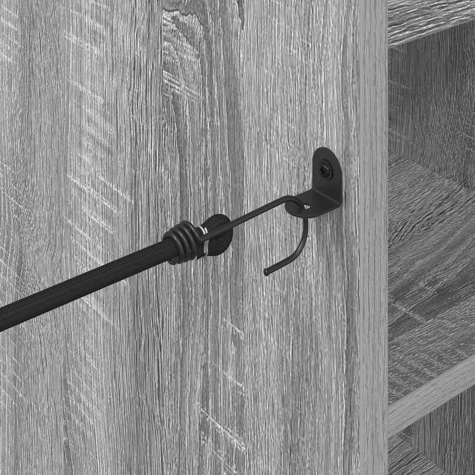 Golfu skapis ar riteni Pelēks Sonoma 120 x 45 x 98 cm