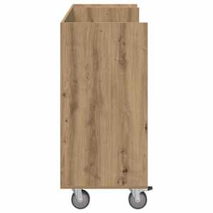 Golfová skříň s kolem Artisanový dub 120 x 45 x 98 cm - obrázek 7