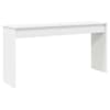 vidaXL Klaviatuuristatiiv Valge 130 x 32 x 64 cm Tehispuit