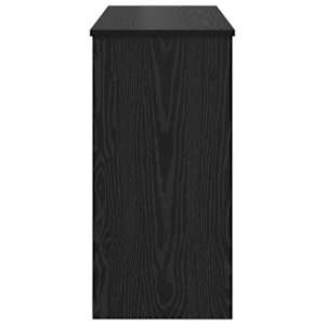 Stojan na klávesy Černý dub 100 x 32 x 64 cm kompozitní dřevo - obrázek 6