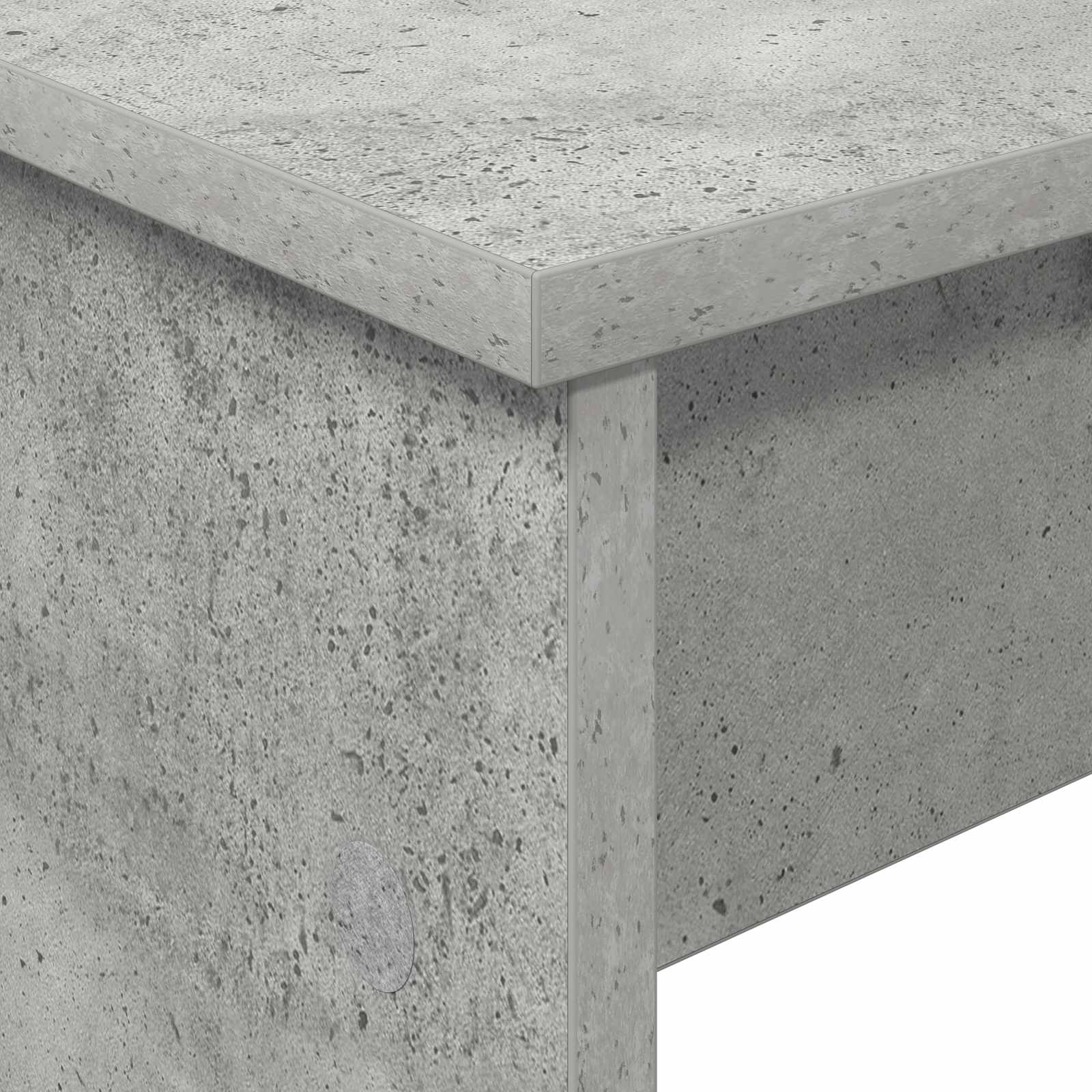 Billentyűállvány Beton Szürke 100 x 32 x 64 cm Faanyag