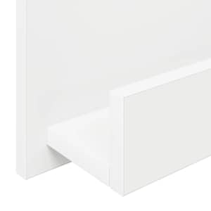 Regál na časopisy Bílá 51 x 11 x 102 cm kompozitní dřevo - obrázek 8