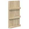 vidaXL Ajakirja riiul riiuliga Sonoma tamm 51 x 11 x 102 cm Tehispuit