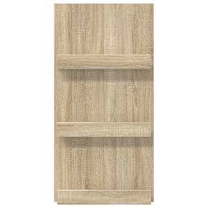 Regál na časopisy Sonoma dub 51 x 11 x 102 cm kompozitní dřevo - obrázek 5