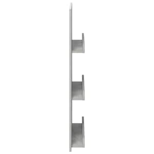 Regál na časopisy s policí Betonově šedá 51 x 11 x 102 cm - obrázek 6